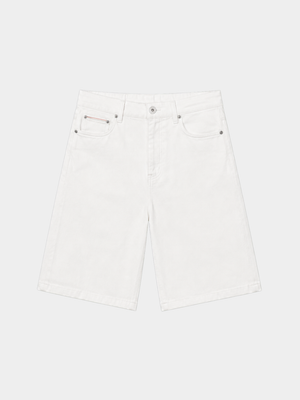 Pearl White Jorts