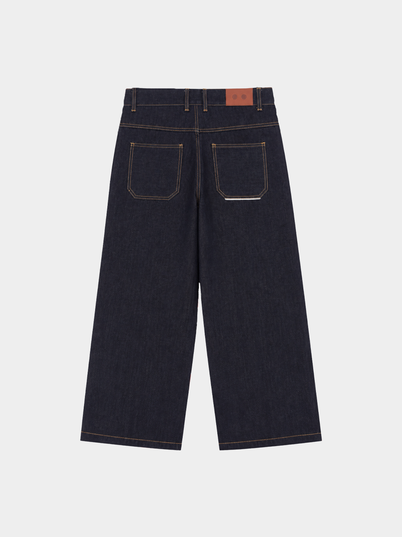 MIDNIGHT NAVY OKAYAMA JEANS - Hover