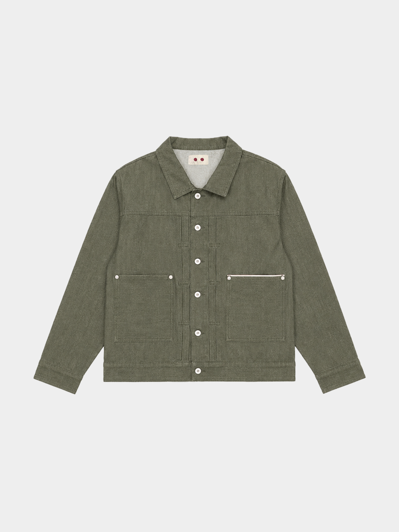 OLIVE GREEN OKAYAMA JACKET