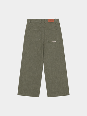 OLIVE GREEN OKAYAMA JEANS