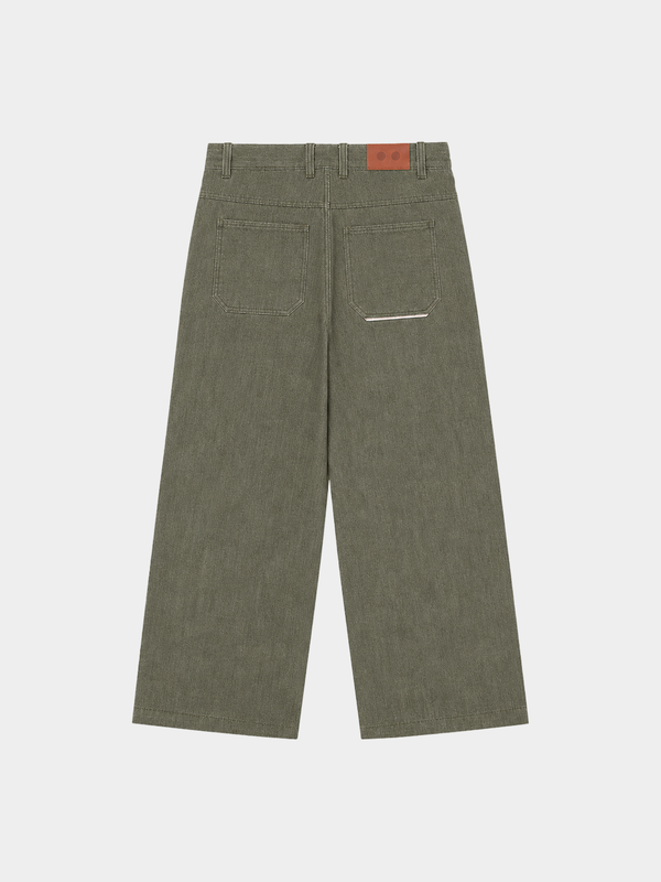OLIVE GREEN OKAYAMA JEANS