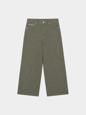 OLIVE GREEN OKAYAMA JEANS